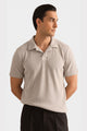 Skin V Neck Knitted Polos
