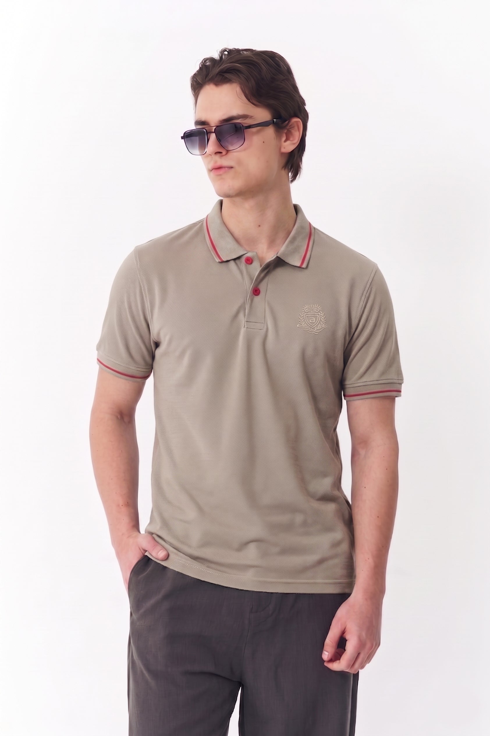 Alpine Men’s Skin Cotton Polo Shirt - Premium Edition