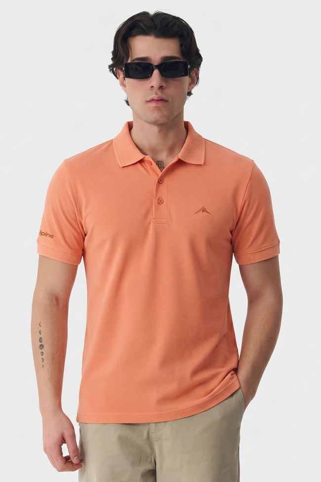 Alpine Men’s Peace Polo – Elite Minimal Series Hover Image
