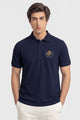Alpine Men’s Navy Blue Polo – Royal Lion Edition