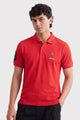 Alpine Men’s Red Cotton Polo – Royal Rider Edition