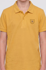 Alpine Kids Minimal Polo Yellow – Premium Quality