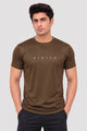 Alpine Men’s Brown Imported Dry Fit T-Shirt – Performance Edition
