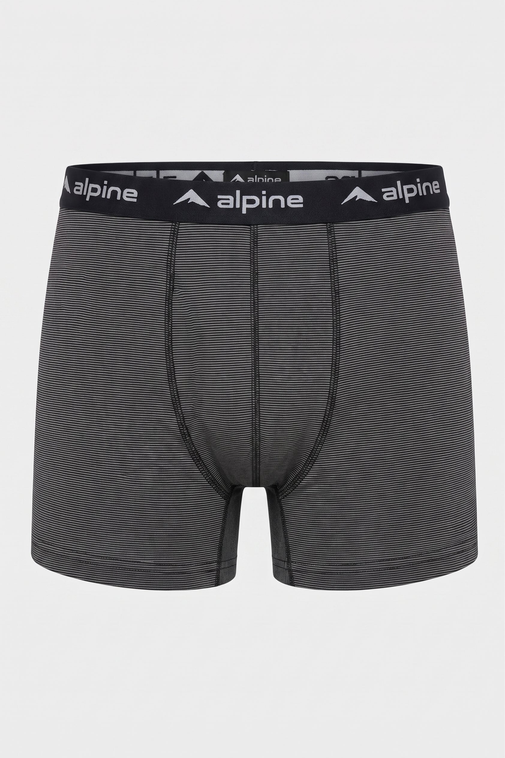 Alpine Men’s Dark Grey Cotton Boxer – Premium Soft Fabric