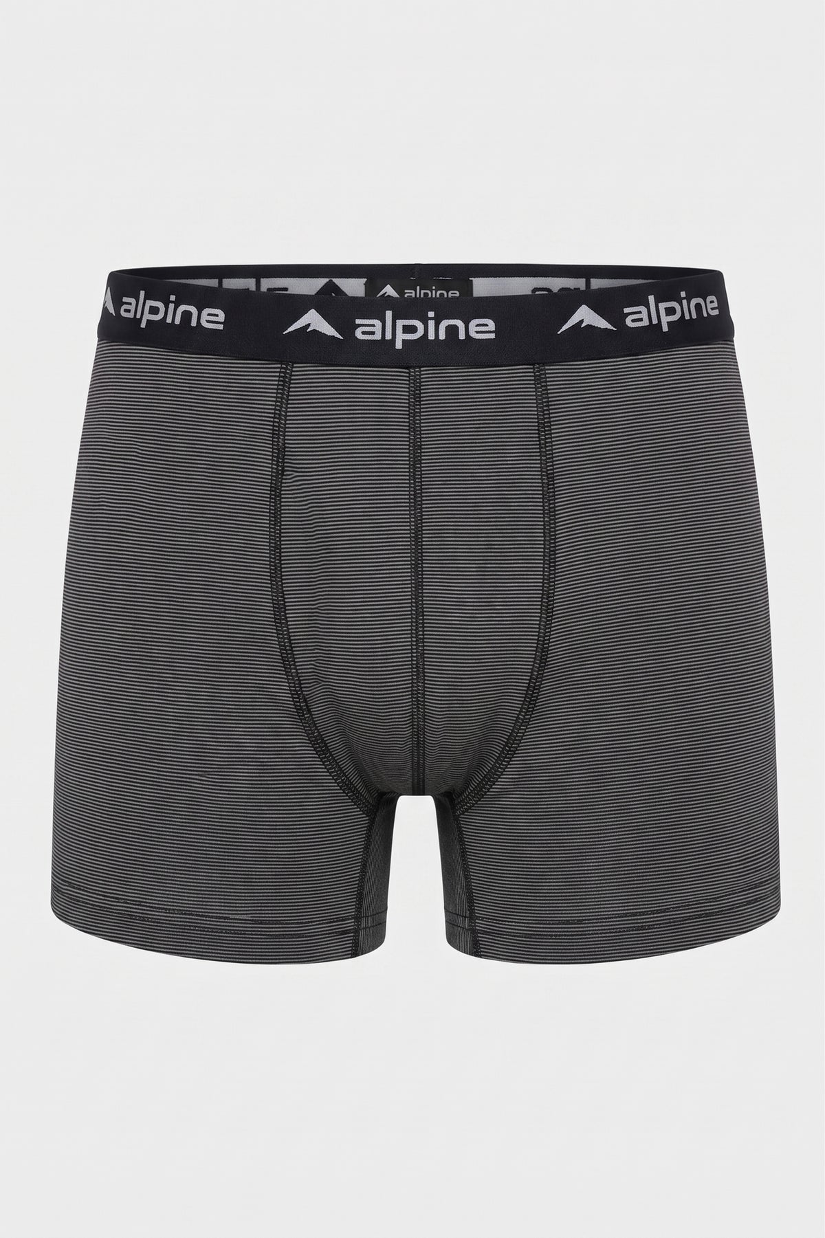 Alpine Men’s Dark Grey Cotton Boxer – Premium Soft Fabric