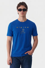 Alpine Men’s Royal Blue High Density Graphic Tee