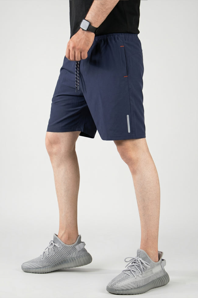Alpine Men’s Navy Blue Performance Training Shorts Hover Image