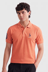Alpine Men’s Mustard Cotton Polo – Royal Rider Edition