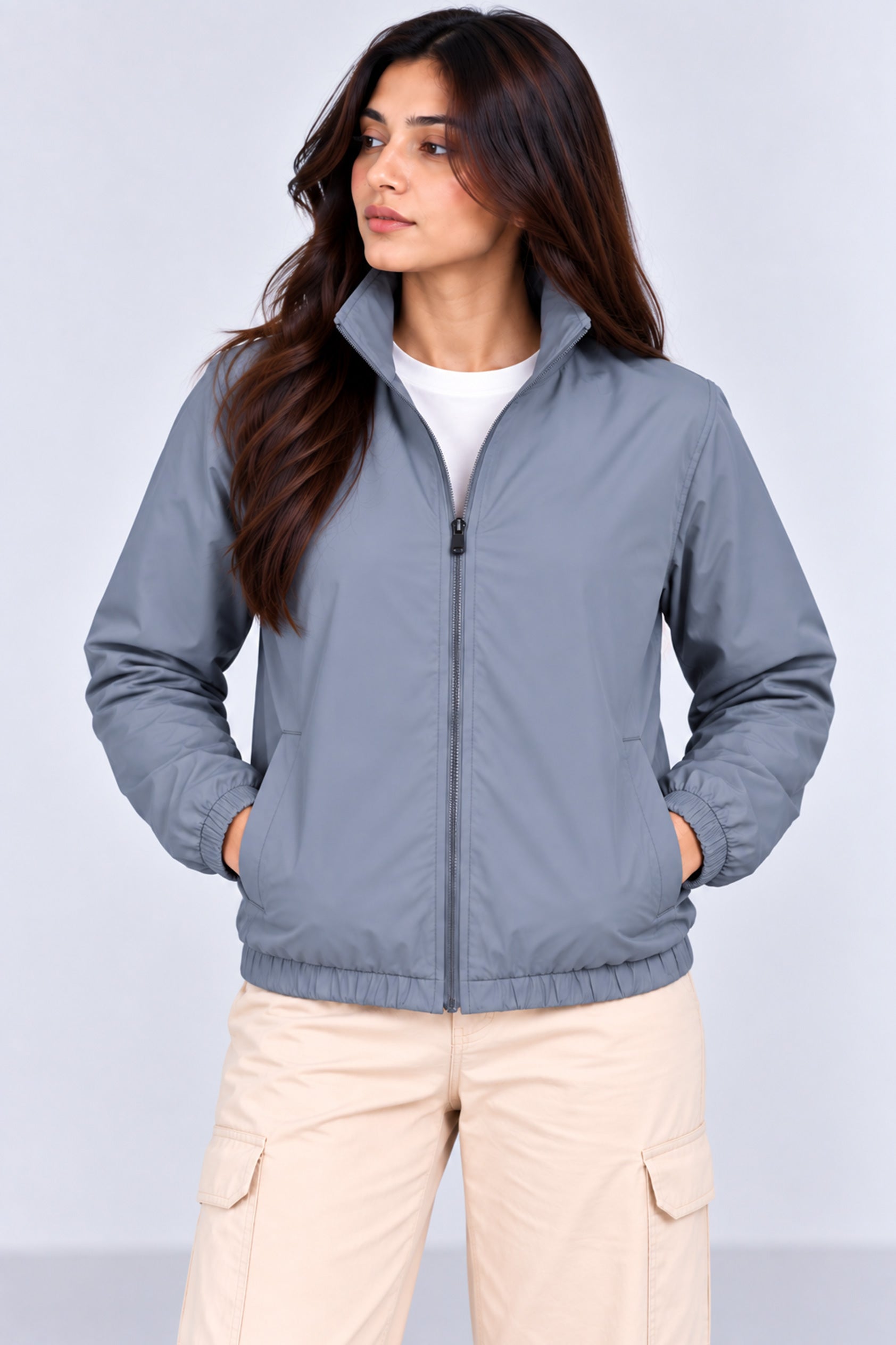 Alpine Women's Wind Breaker Grey