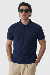 Alpine Men’s Navy Blue Polo – Elite Minimal Series