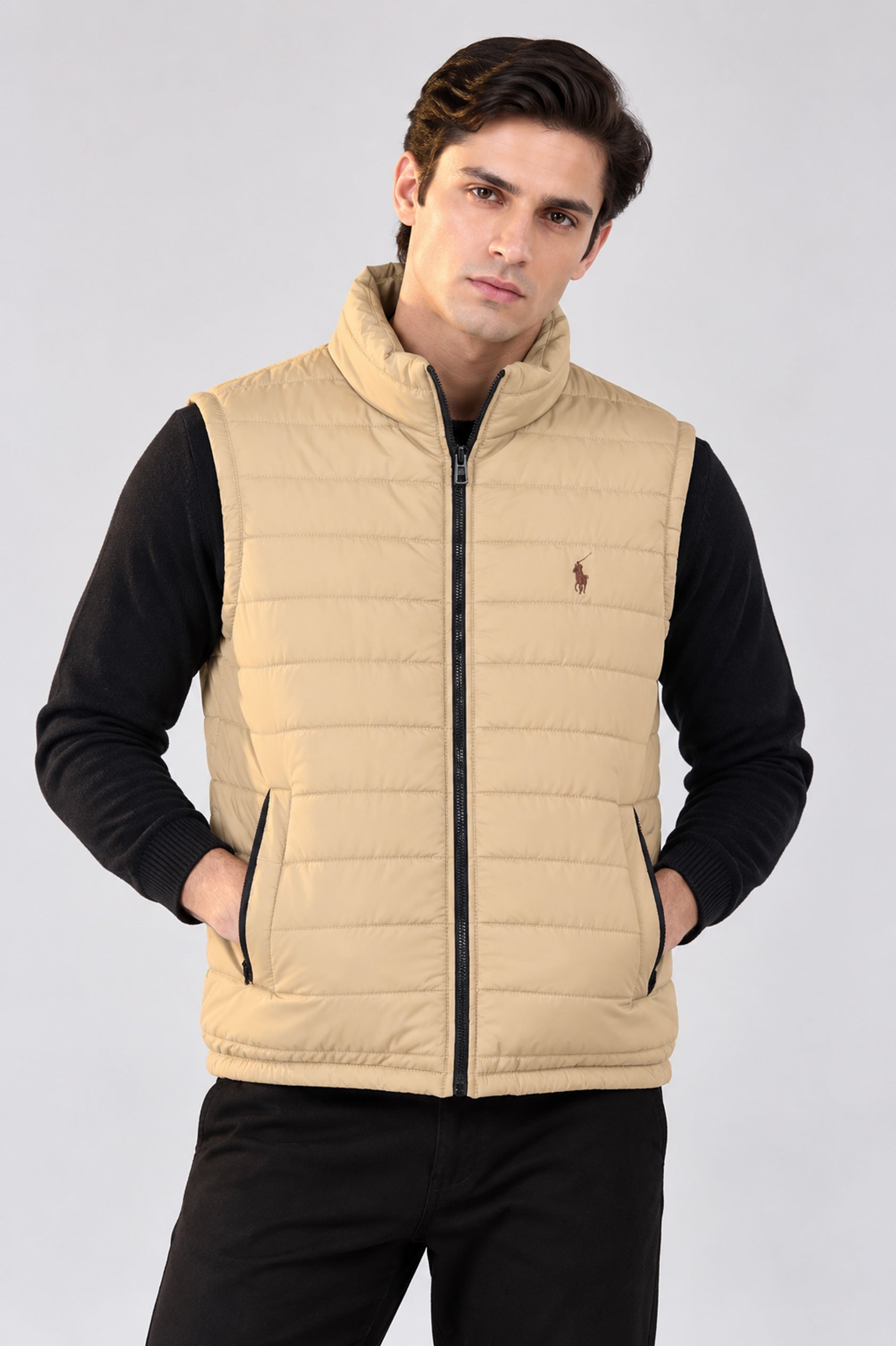 Alpine Men’s Imported Gilet Beige