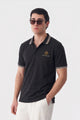 Alpine Men’s Black Cotton Polo Shirt - Limited Edition