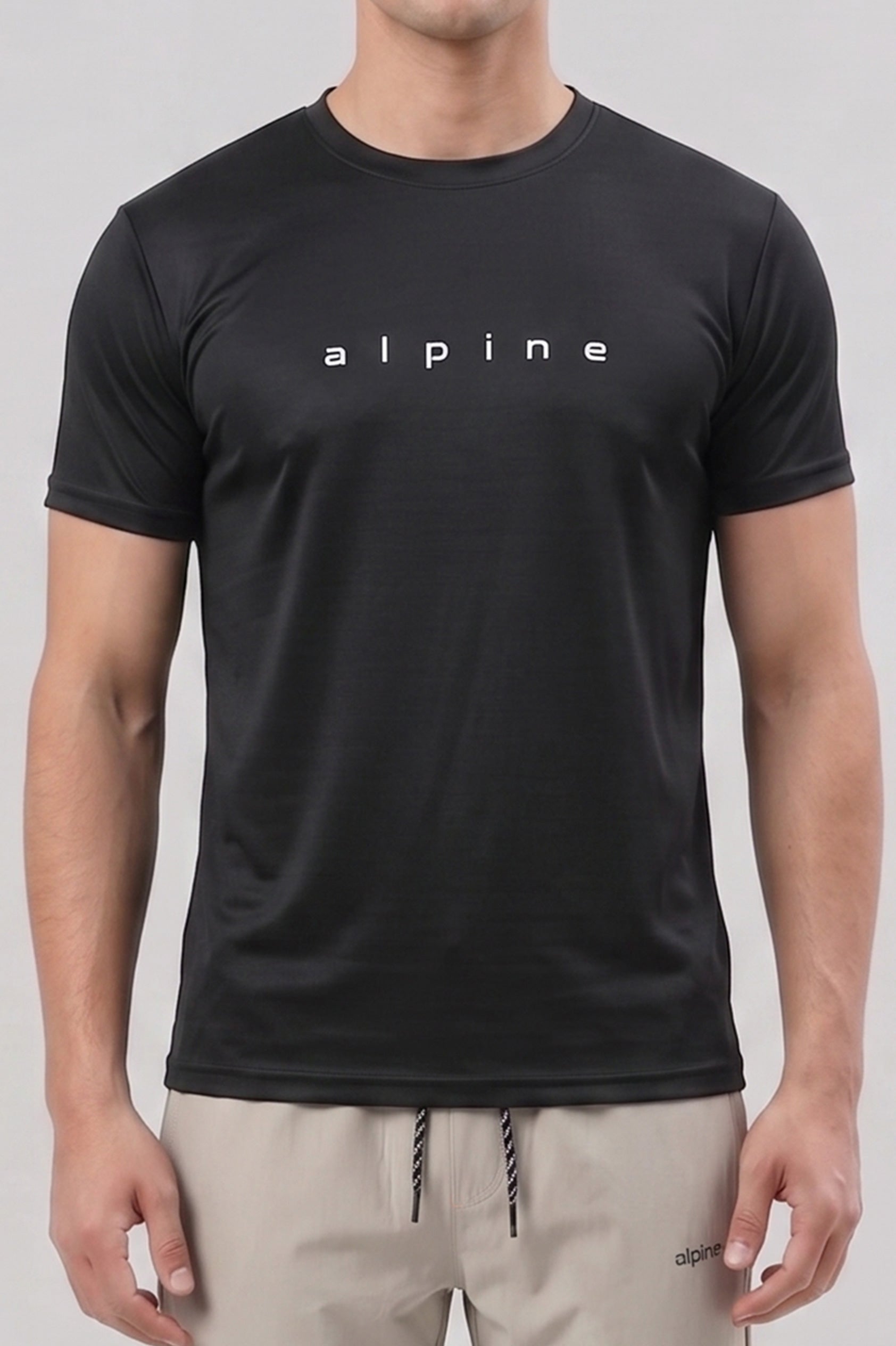 Alpine Men's - Imported Tracksuit - Sand Black