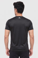 Alpine Men’s Black Imported Dry Fit T-Shirt – Performance Edition