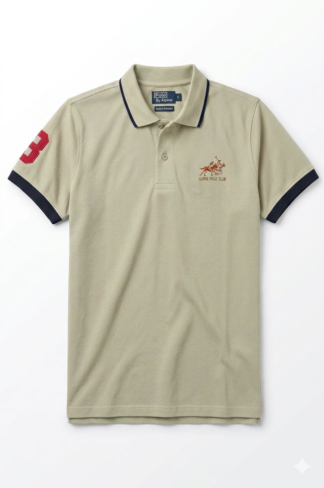Alpine Men’s - Skin Cotton Polo Shirt Main Image