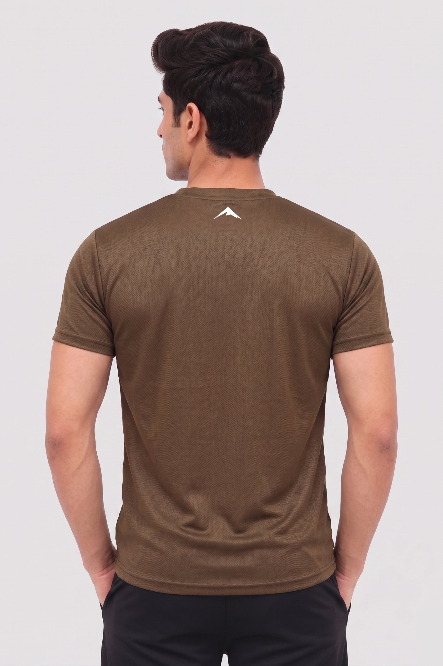 Alpine Men’s Brown Imported Dry Fit T-Shirt – Performance Edition