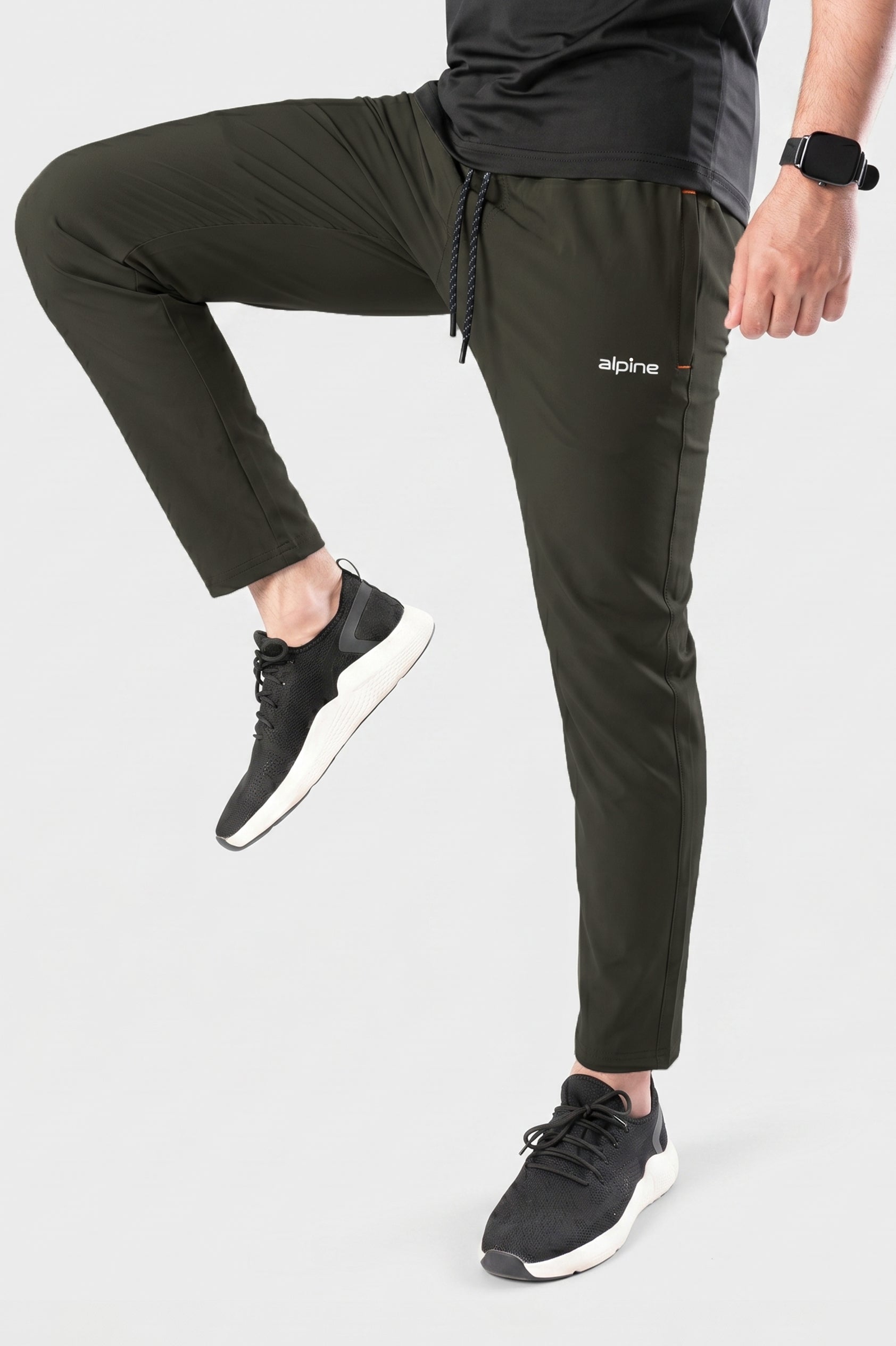 Alpine Premium Activewear Olive Trouser – Performance Fit