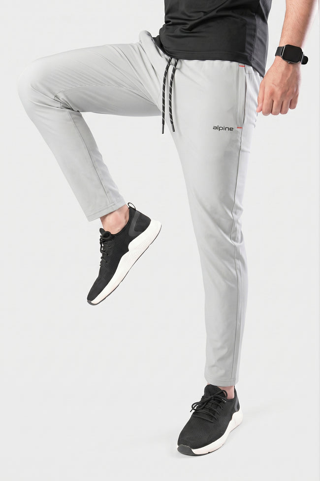Alpine Premium Activewear Silver Grey Trouser – Performance Fit Main Image