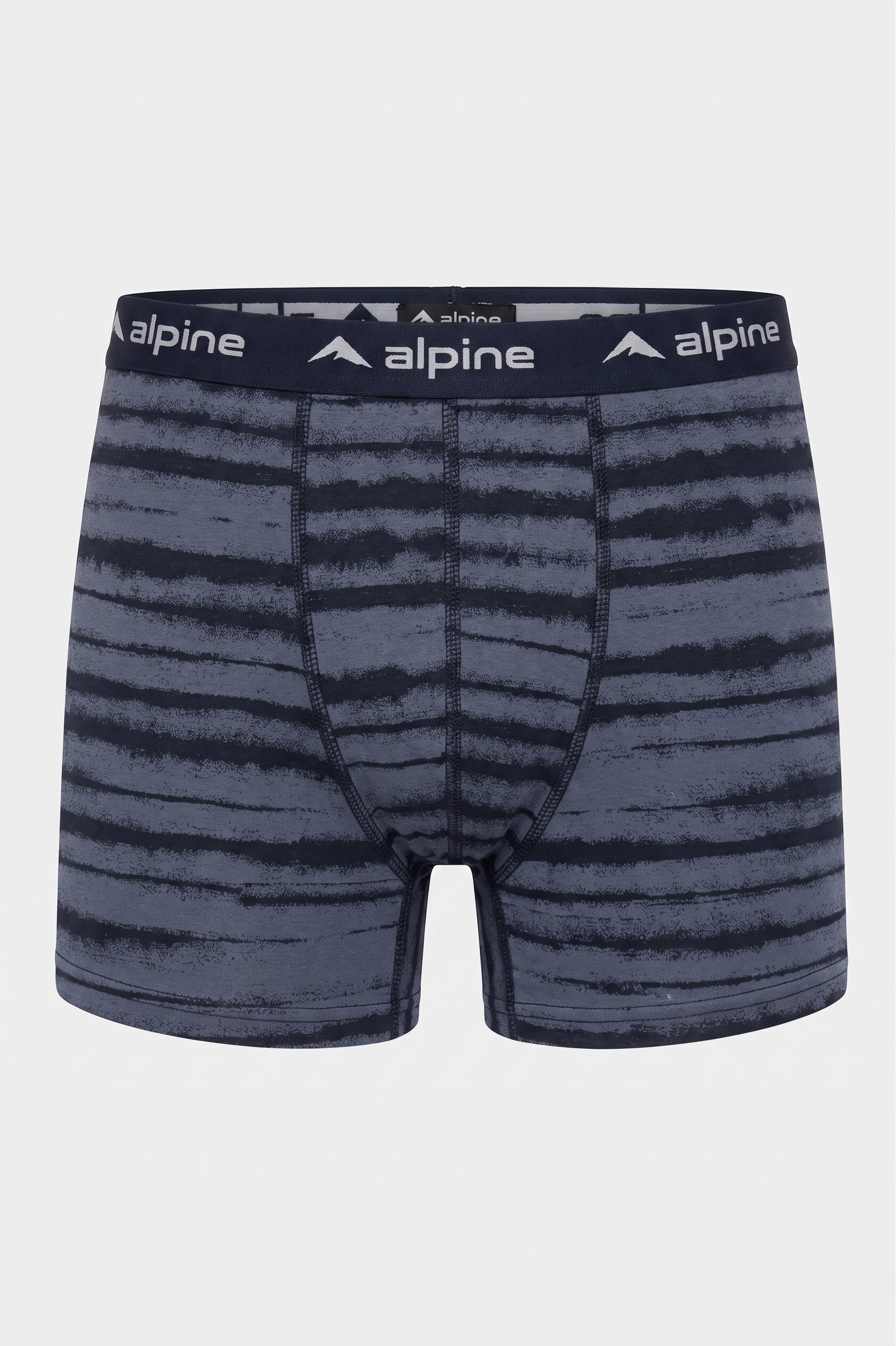 Alpine Men’s Blue Cotton Boxer – Premium Soft Fabric