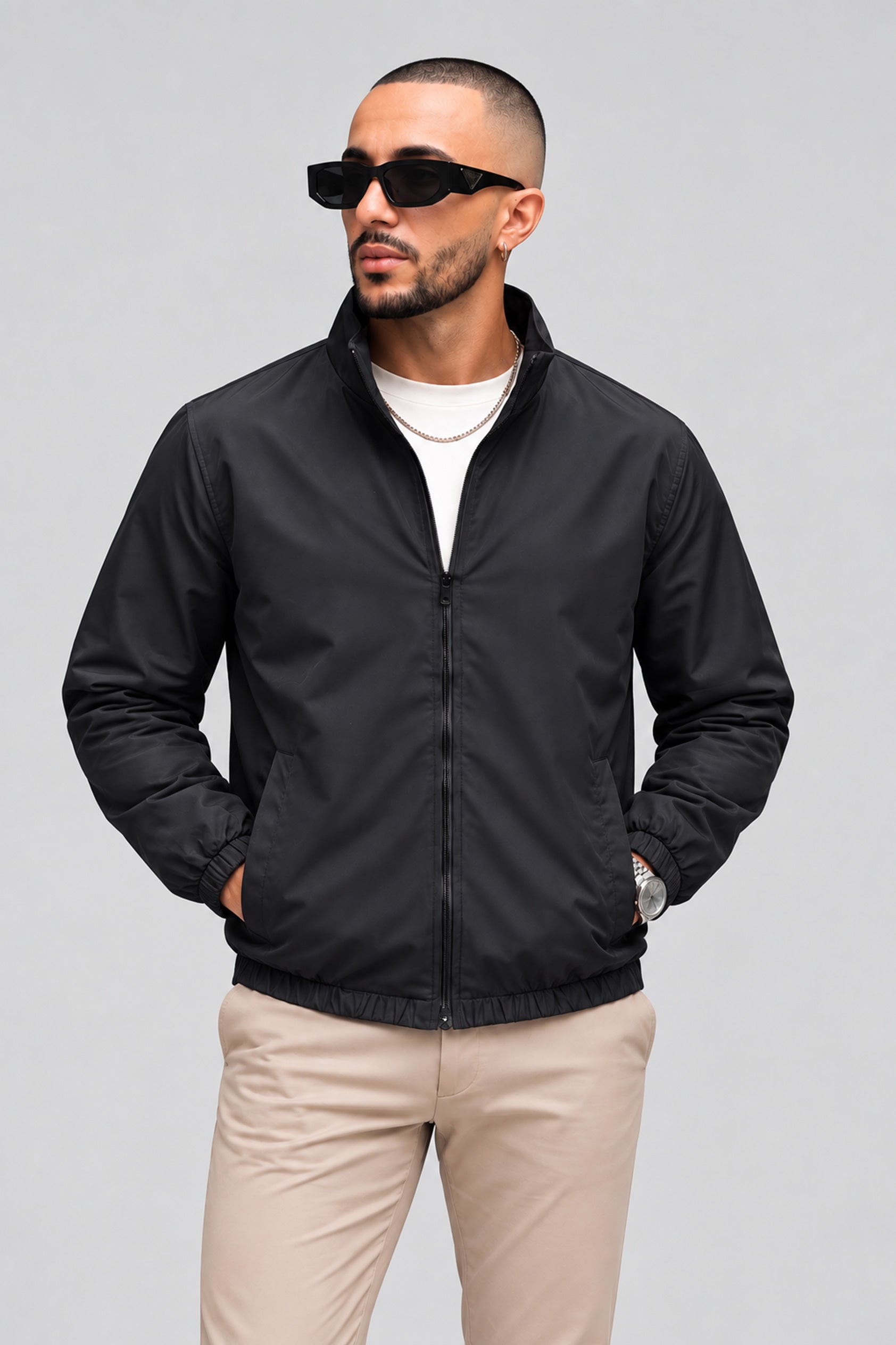Alpine Men’s Wind Breaker Black