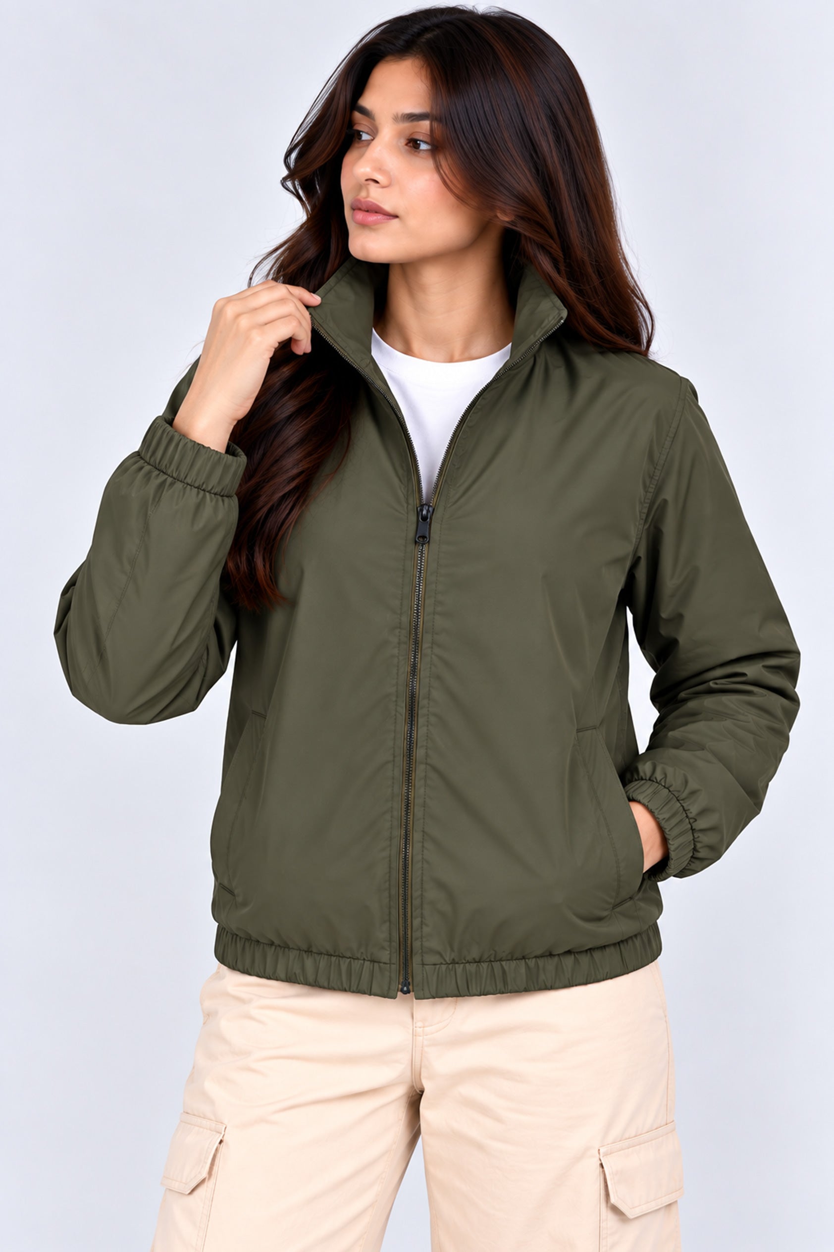 Alpine Women's Wind Breaker Olive