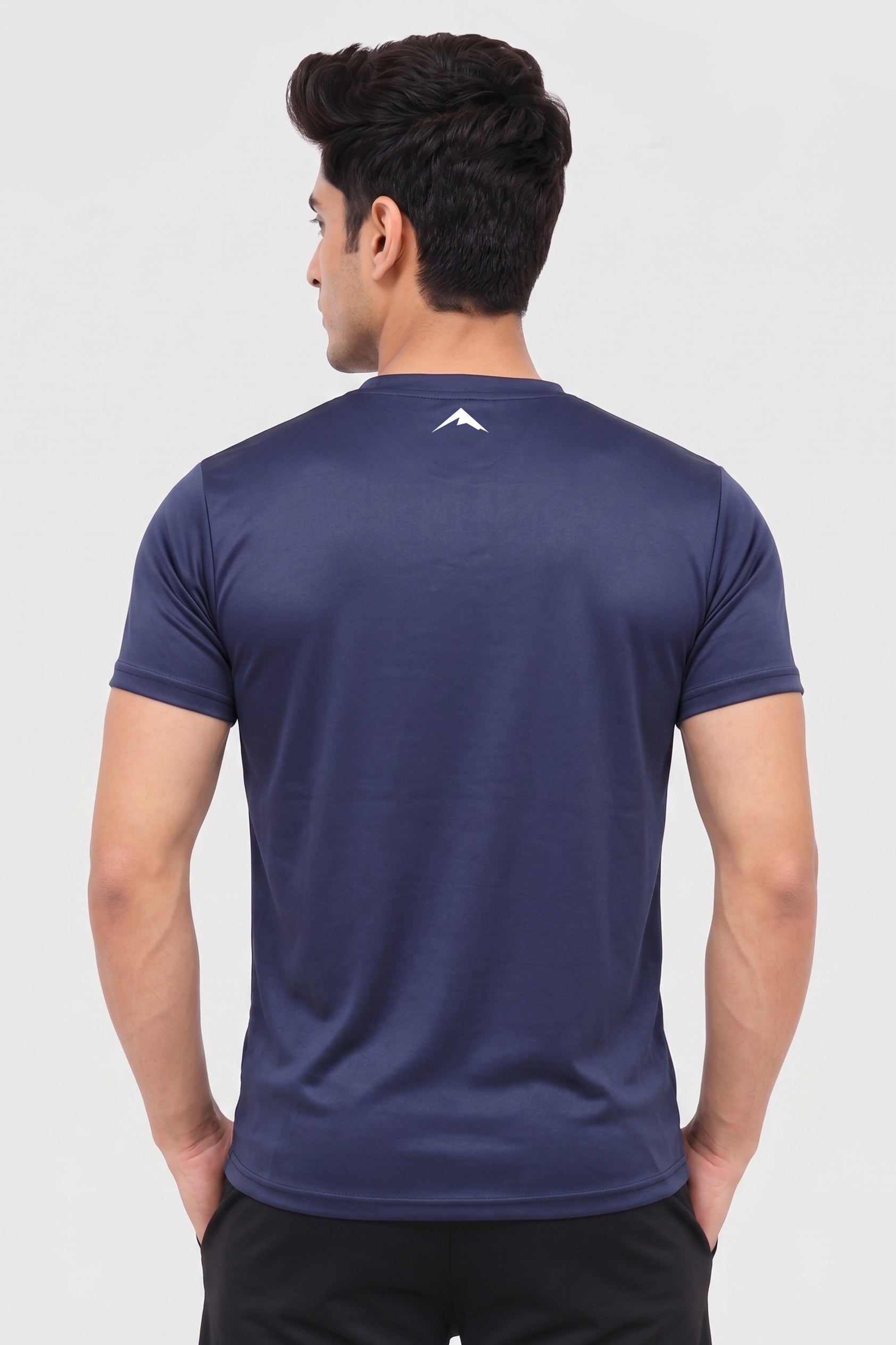 Alpine Men’s Navy Blue Imported Dry Fit T-Shirt – Performance Edition