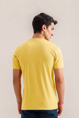 Alpine Soundwave Graphic T-Shirt Lemon – Premium Cotton Tee