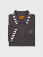 Alpine Men’s Charcoal Grey Cotton Polo Shirt - Limited Edition