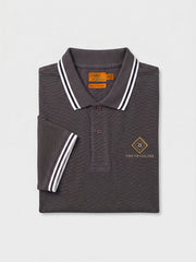 Alpine Men’s Charcoal Grey Cotton Polo Shirt - Limited Edition