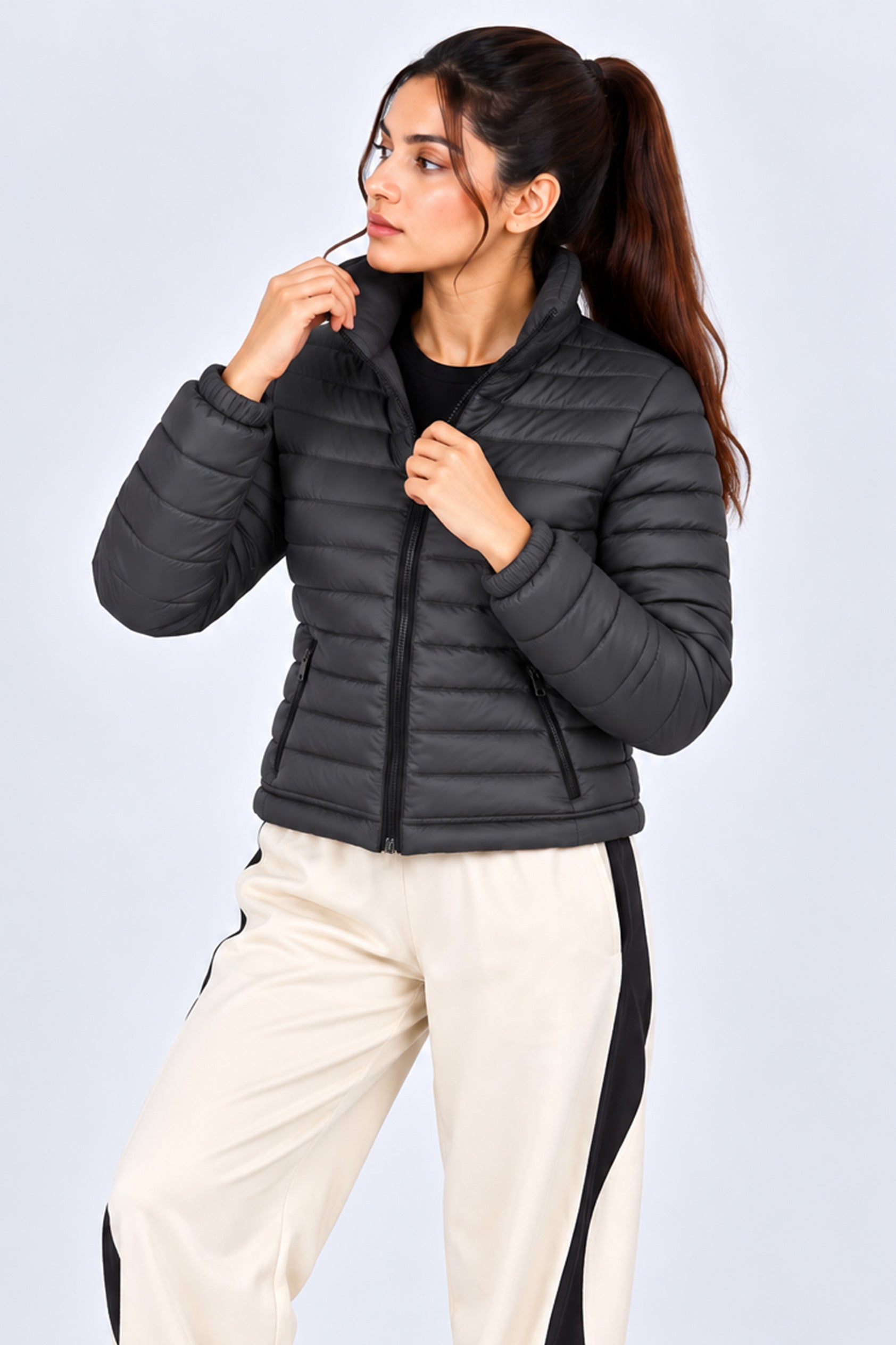 Alpine Women's Puffer Jacket Black