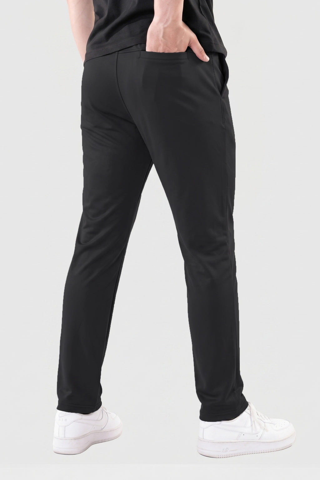 Alpine Men’s Black Performance Trousers – Active Fit Edition