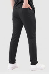 Alpine Men’s Black Performance Trousers – Active Fit Edition
