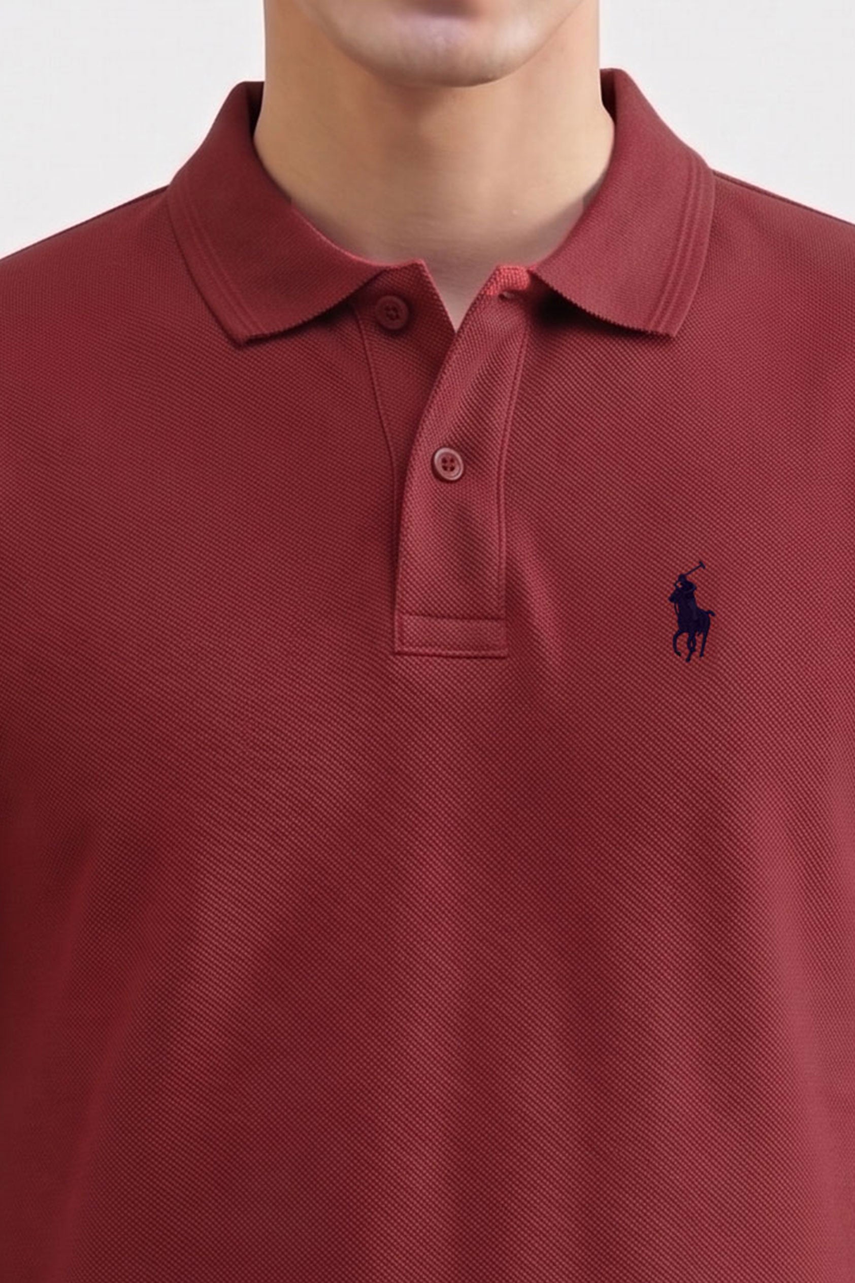 Alpine Men’s Maroon Cotton Polo Shirt – Heritage Polo Club