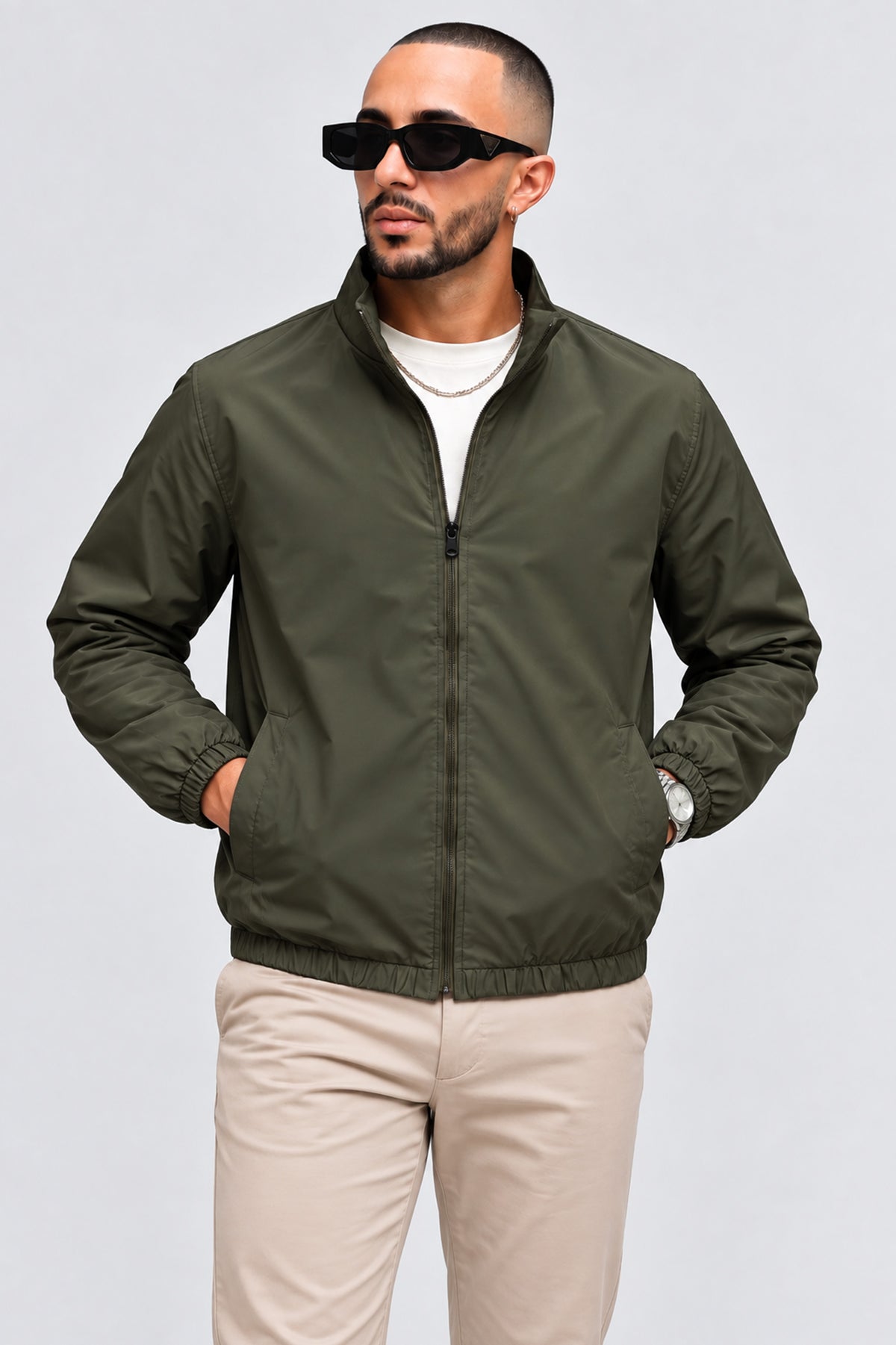 Alpine Men’s Wind Breaker Olive