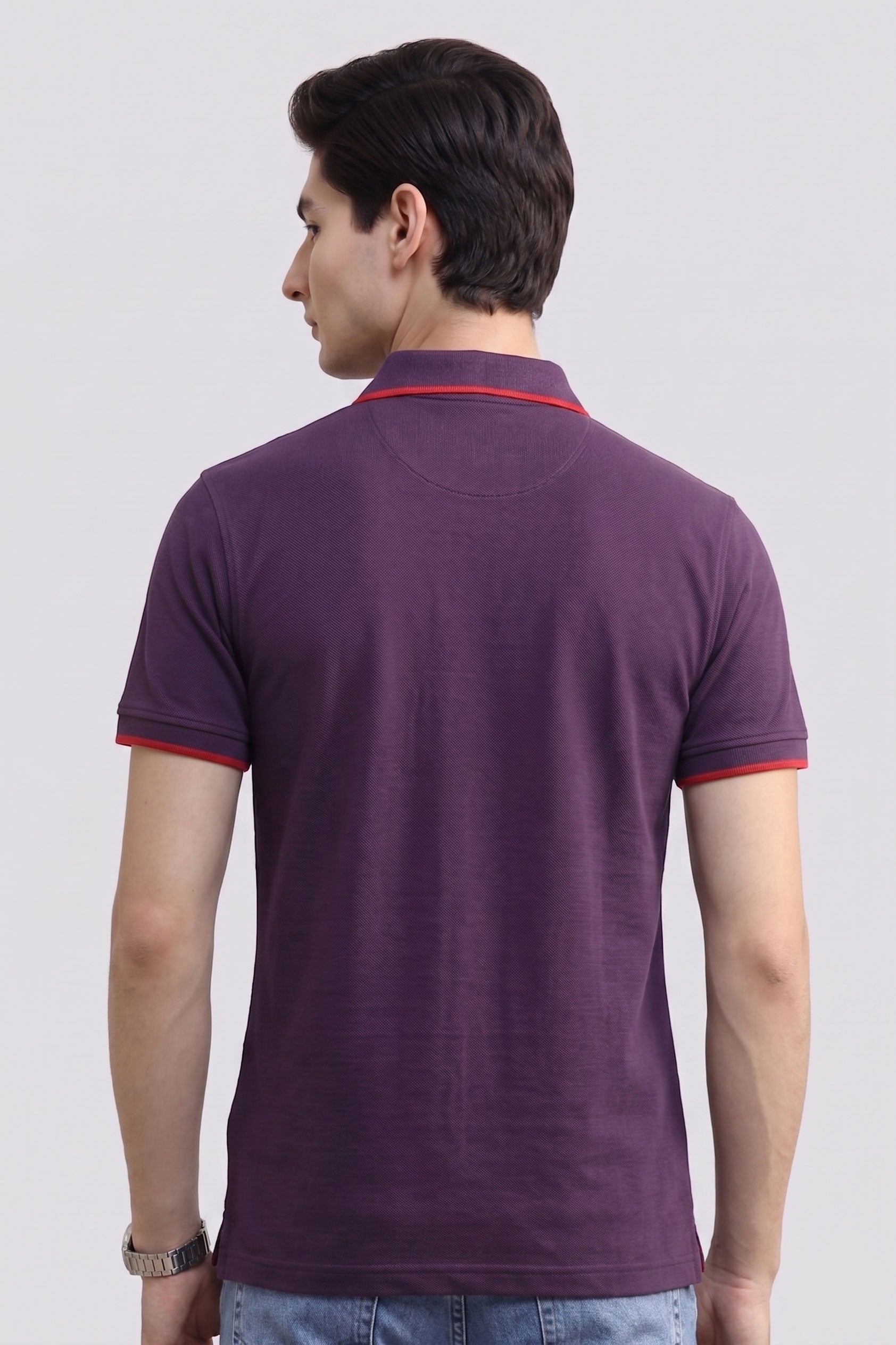 Alpine Men’s Purple Polo Shirt – Executive Fit