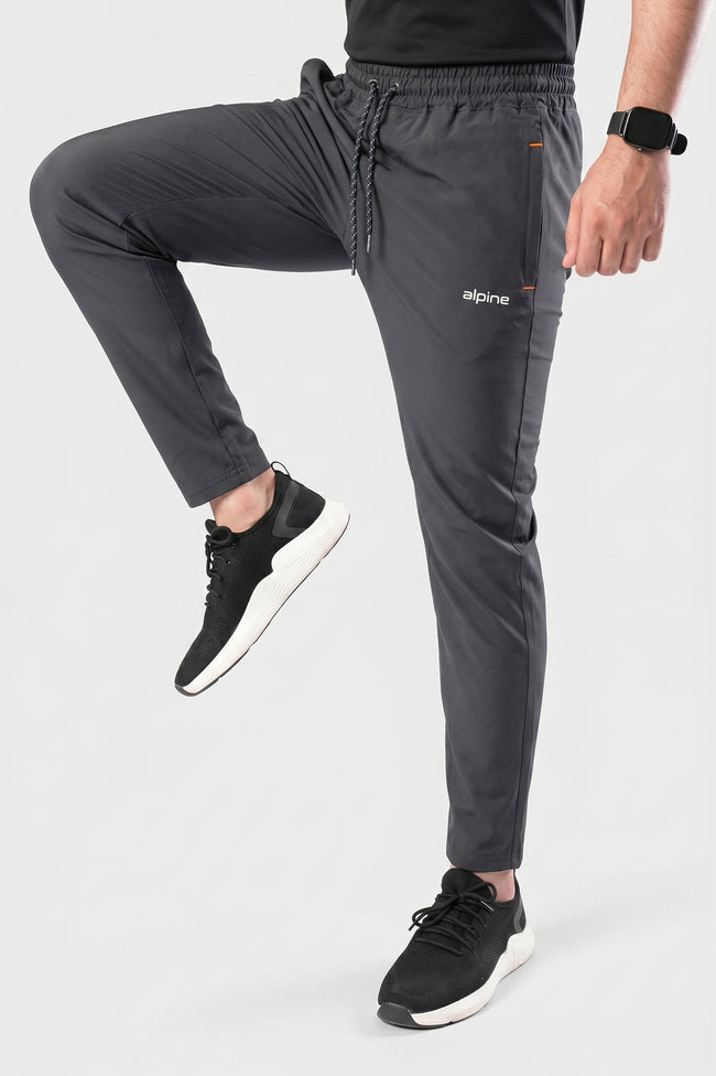 Alpine Premium Activewear Grey Trouser – Performance Fit Main Image