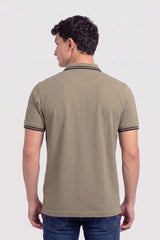 Alpine Men’s Skin Cotton Polo Shirt - Zip Edition