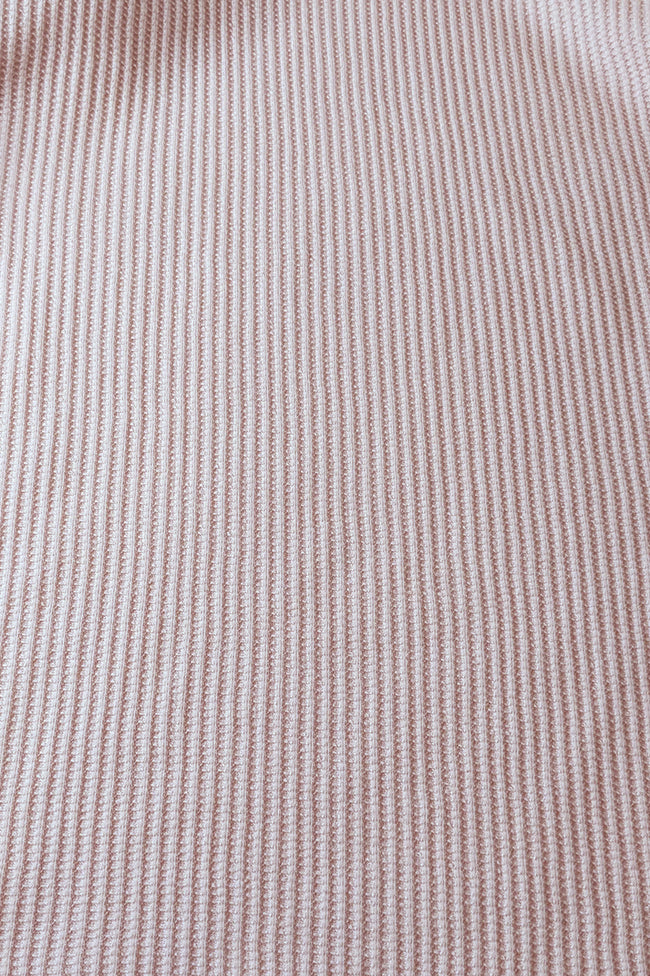 Pink V Neck Knitted Polos Main Image