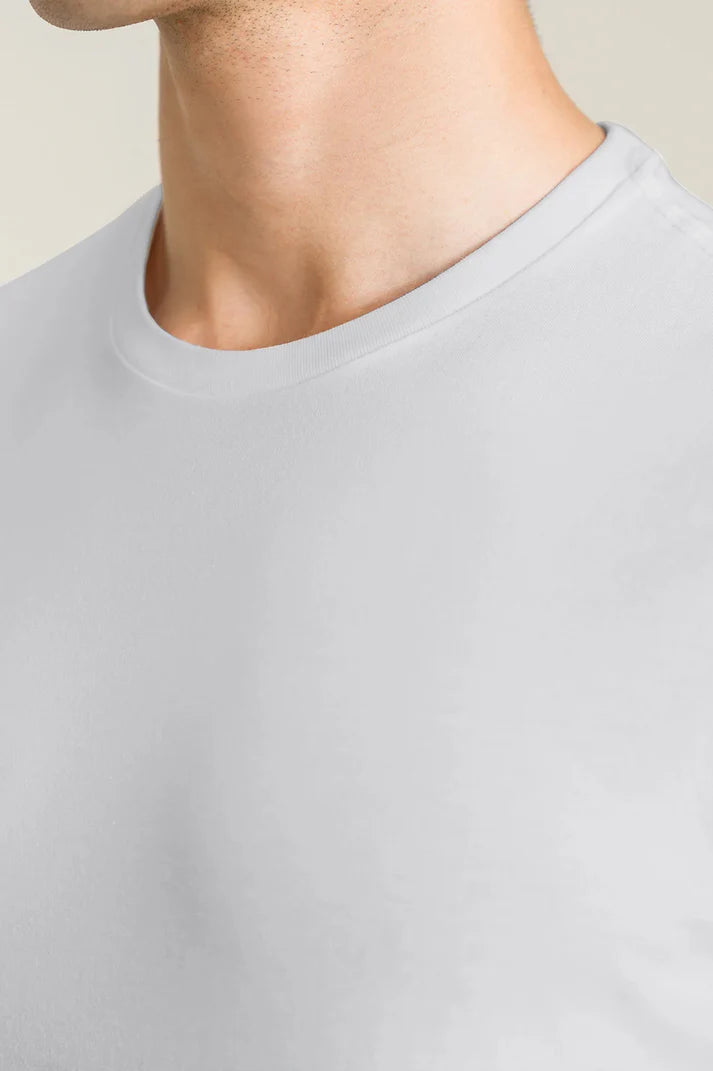 White Basic Tee