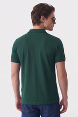 Alpine Men’s Dark Green Essential Polo Shirt