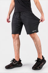 Alpine Men’s Black Imported Square Mesh  Lycra Short