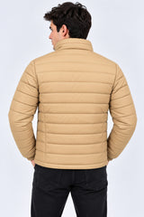 Alpine Men’s Puffer Jacket Grey Beige