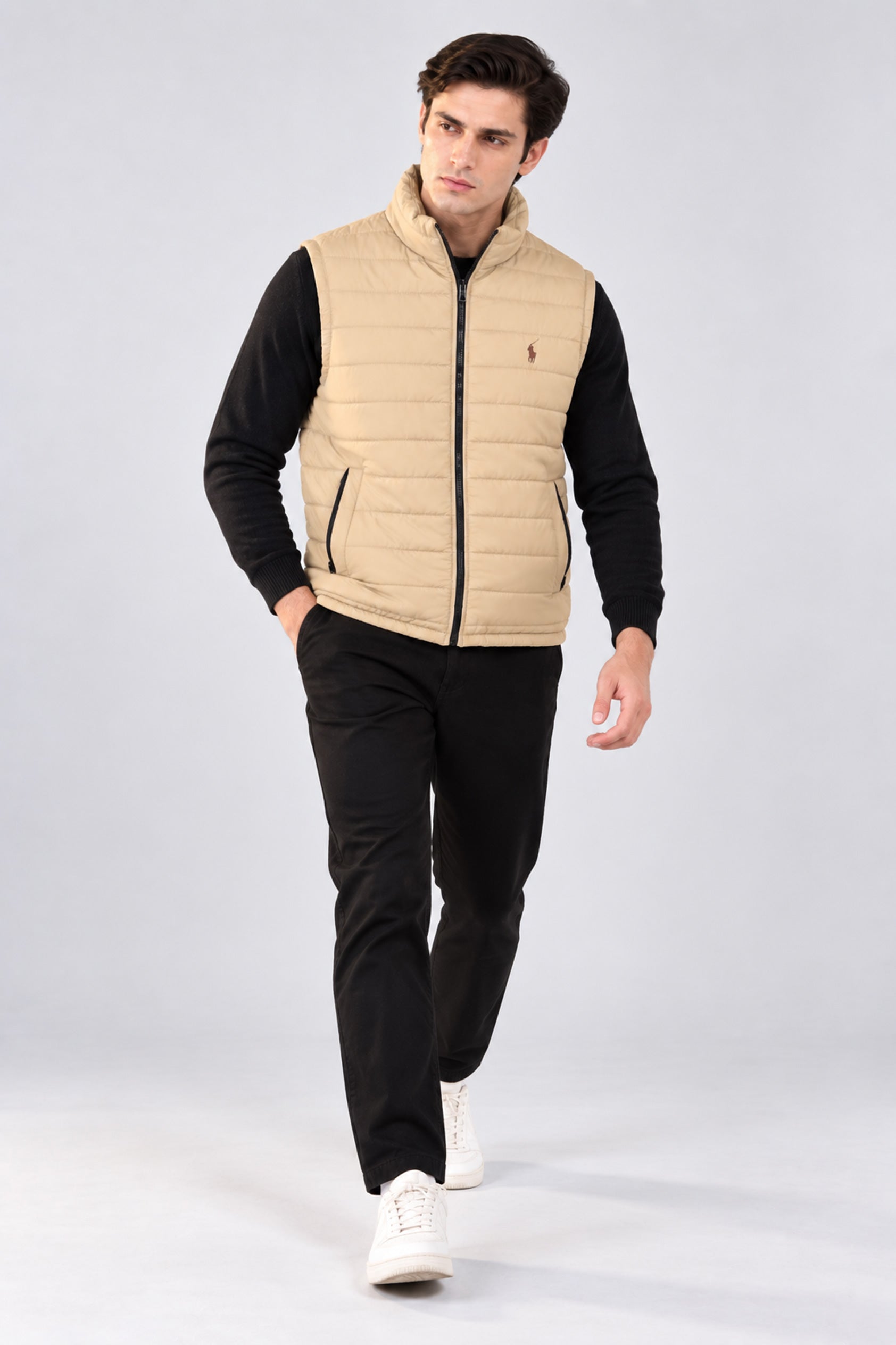 Alpine Men’s Imported Gilet Beige