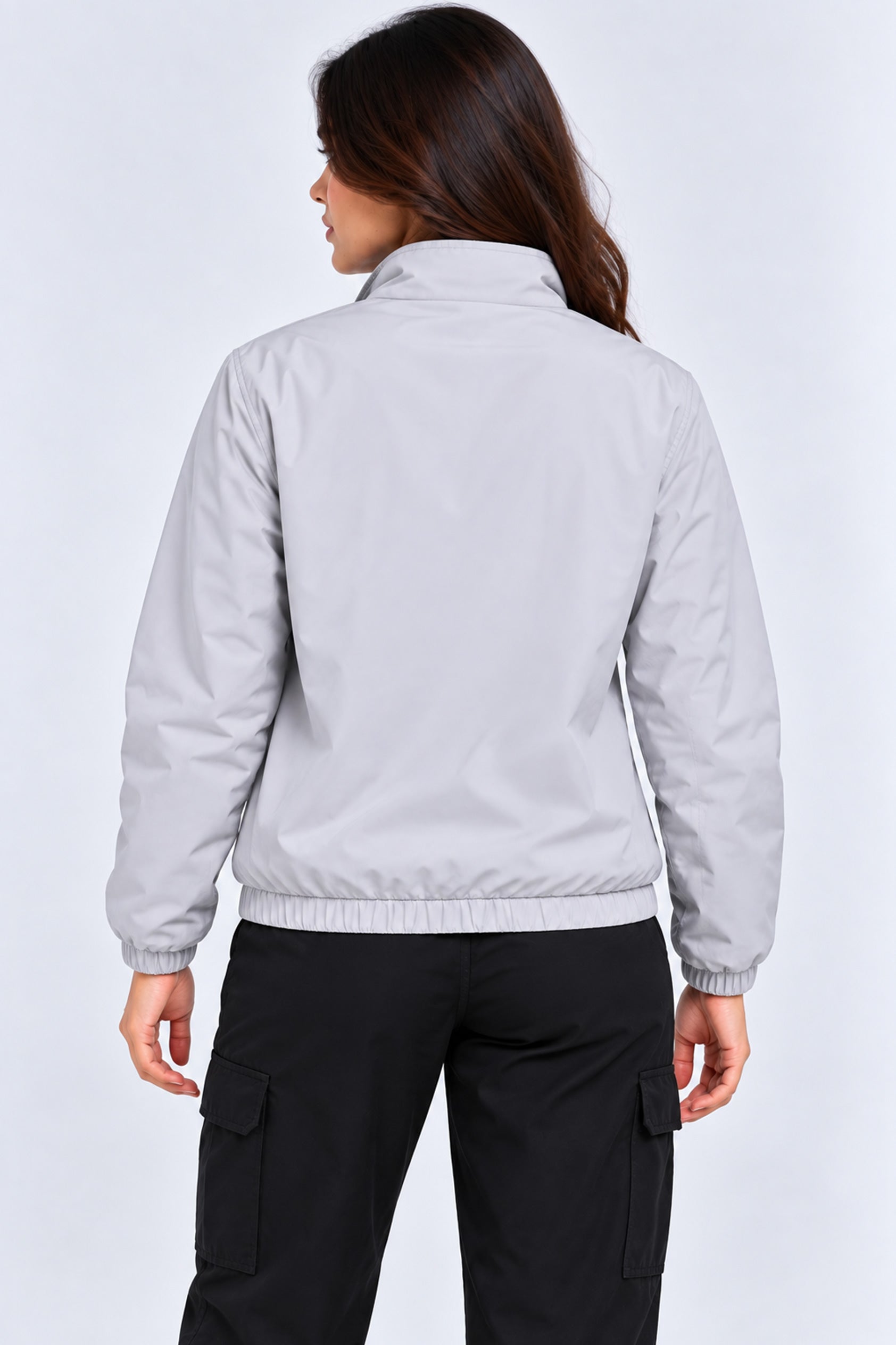 Alpine Women's Wind Breaker Silver Grey