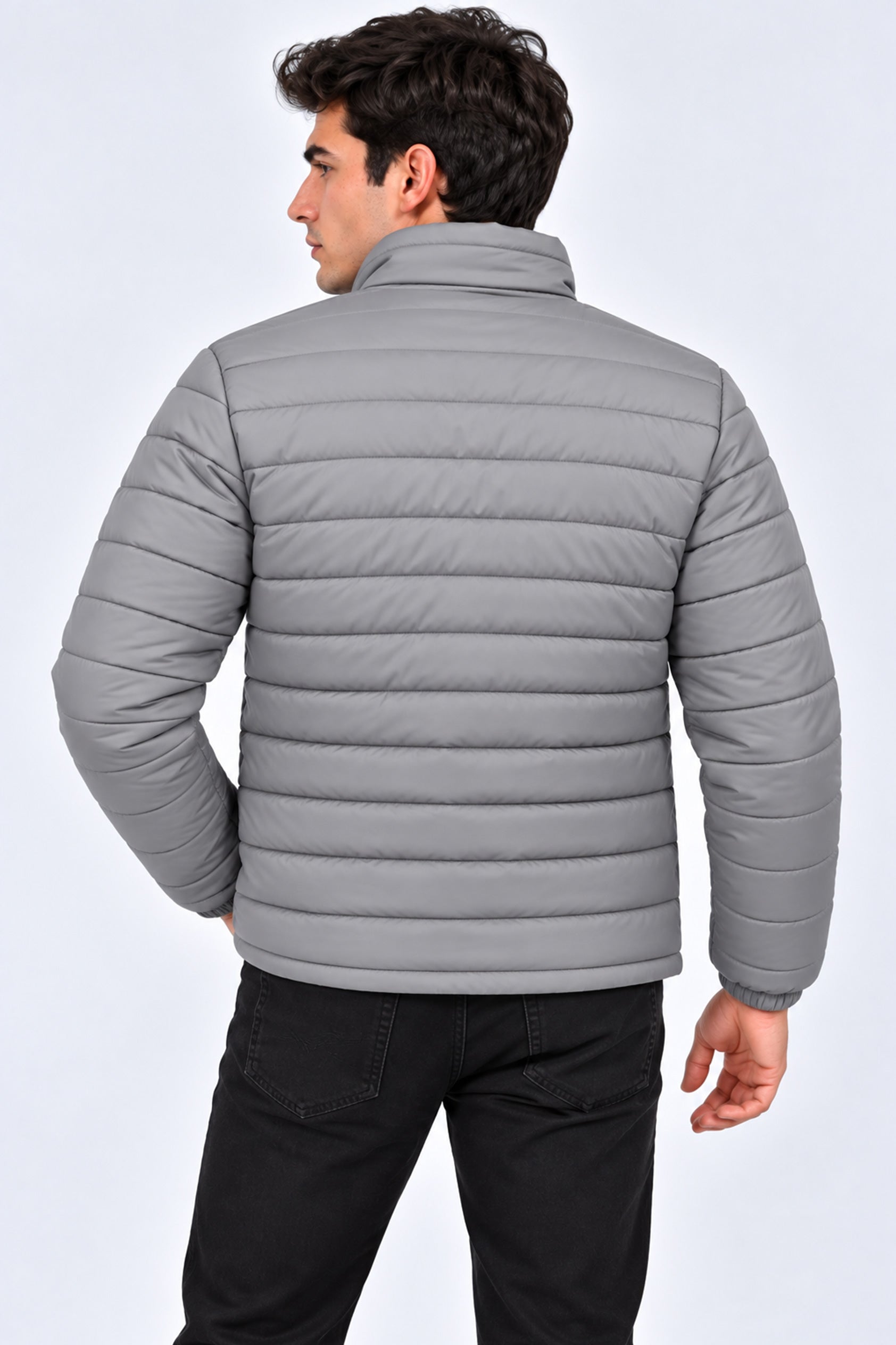 Alpine Men’s Puffer Jacket Grey