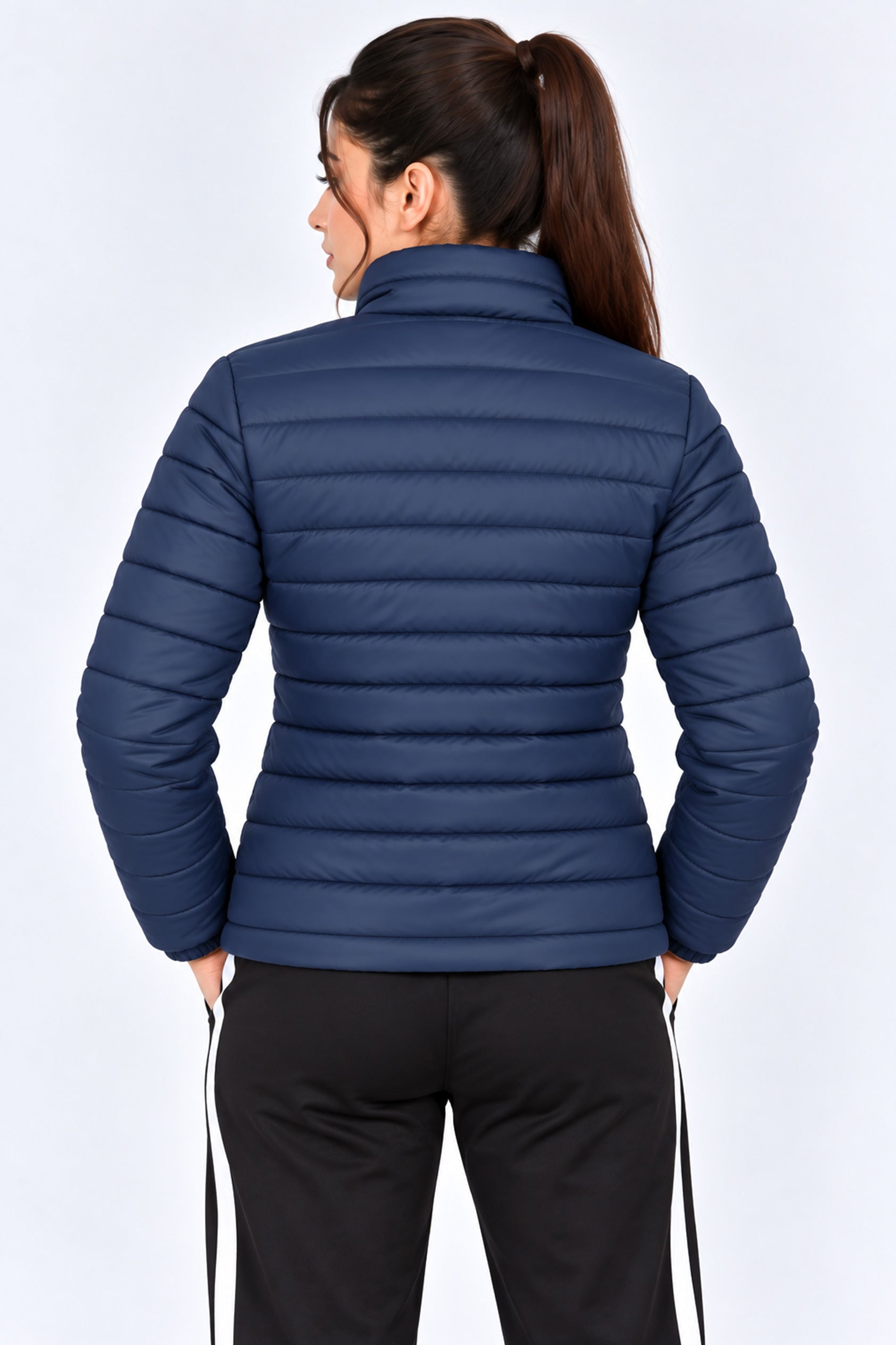 Alpine Women's Puffer Jacket Navy Blue
