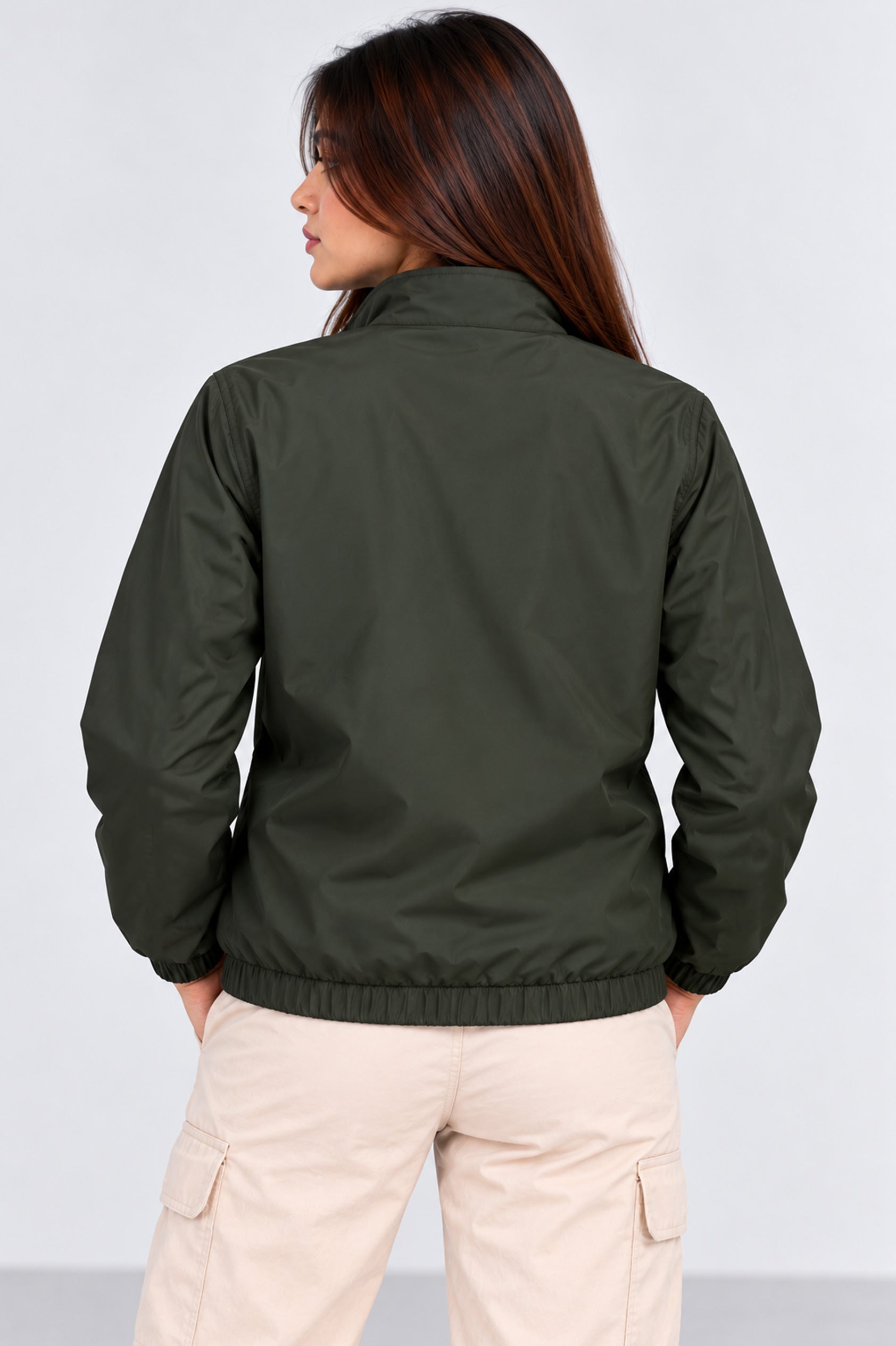 Alpine Women's Wind Breaker Dark Green