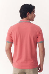 Alpine Men’s Ash Rose Cotton Polo Shirt - Limited Edition