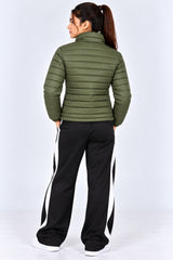 Alpine Women's Puffer Jacket Navy Olive