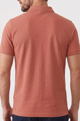Alpine Men’s Mustard Cotton Polo Shirt - Crown Edition